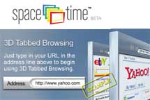 3d browser space time