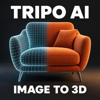 Tripo AI for ArchViz – Turn Images into 3D Models